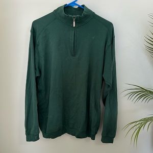 BERMUDA SANDS Green Quarter Zip Pullover